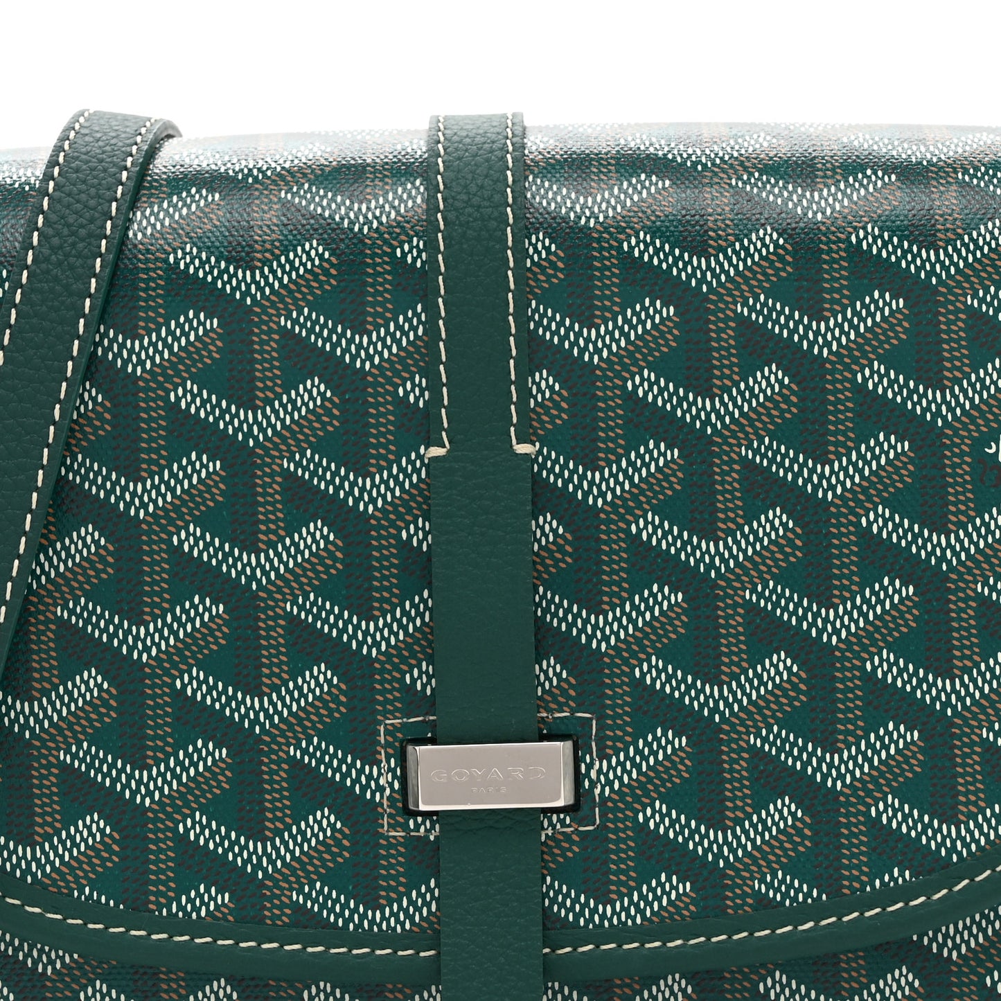 Goyardine Belvedere II PM Messenger Bag Green
