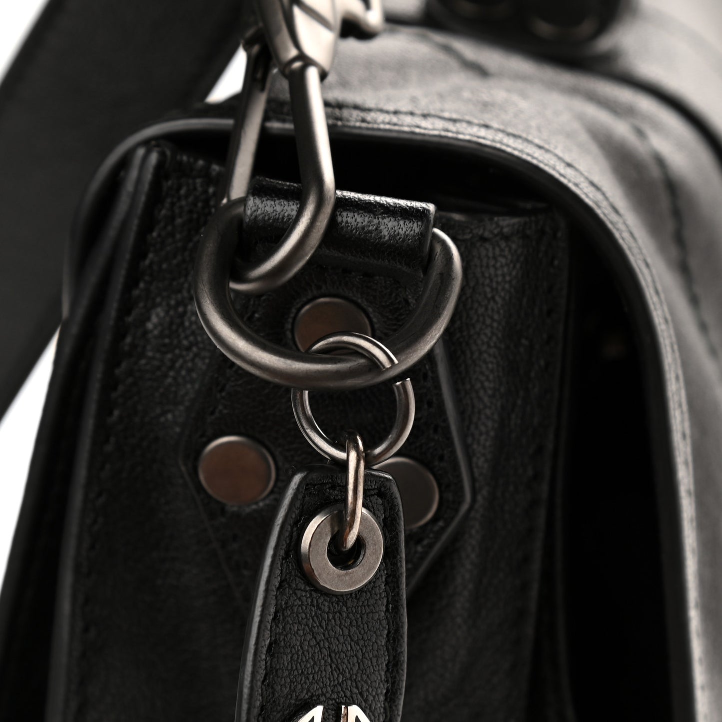 Lambskin PS1 Large Satchel Black