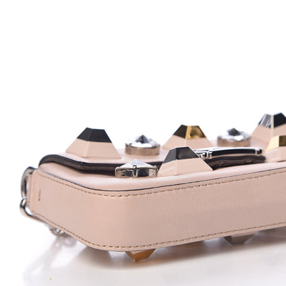 Fendi Lambskin Crystal Studded Micro Baguette Plaster 9 of 10