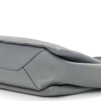 Celine Baby Grained Calfskin Medium Tri-Fold Bag Grey 5 of 9