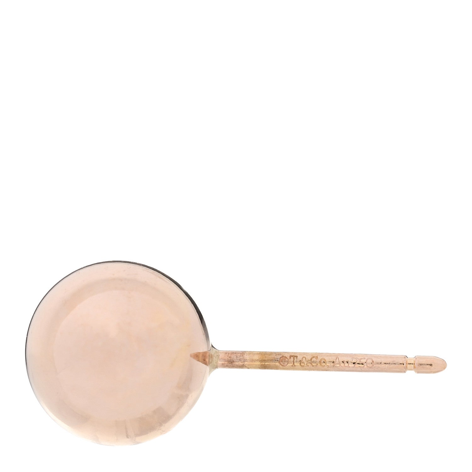 Tiffany 18K Rose Gold 8mm HardWear Ball Earrings 4 of 6
