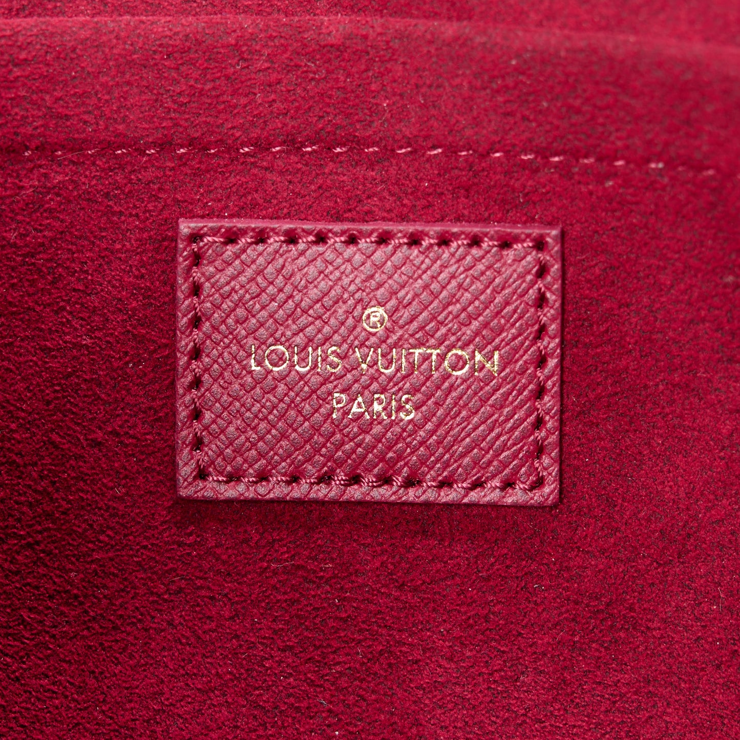 Monogram Pochette Felicie Chain Wallet Fuchsia