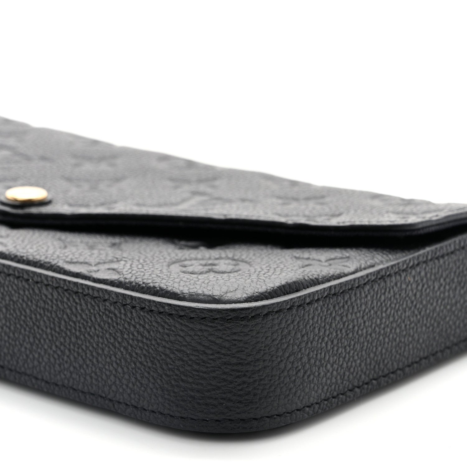 Louis Vuitton Empreinte Pochette Felicie Chain Wallet Black 10 of 11