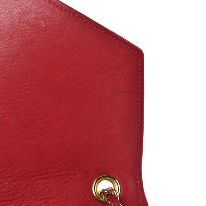 Chanel Lambskin CC Envelope Single Flap Red 9 of 15