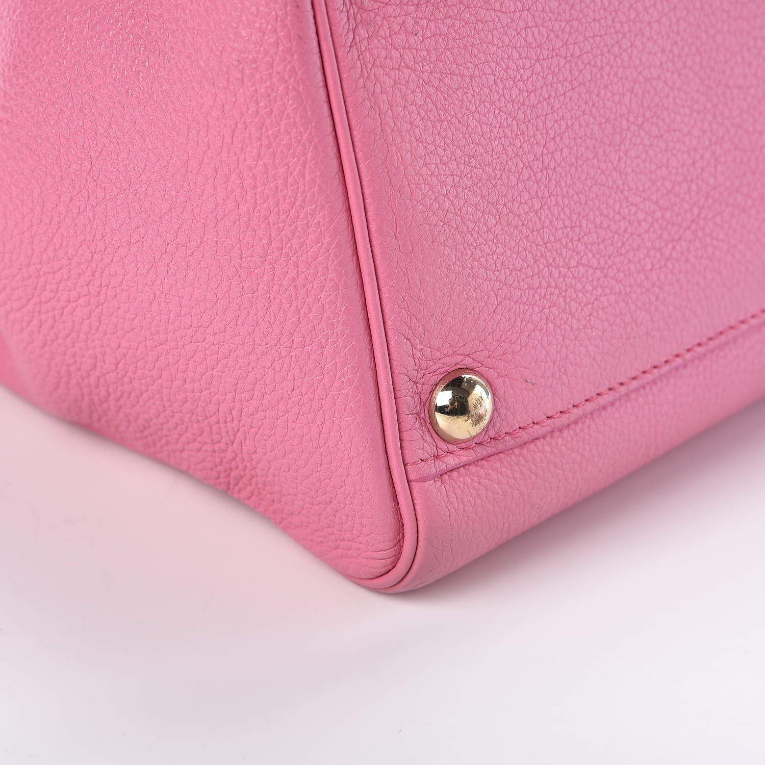 Delvaux Grained Calfskin MM Brillant Satchel Pink 13 of 17