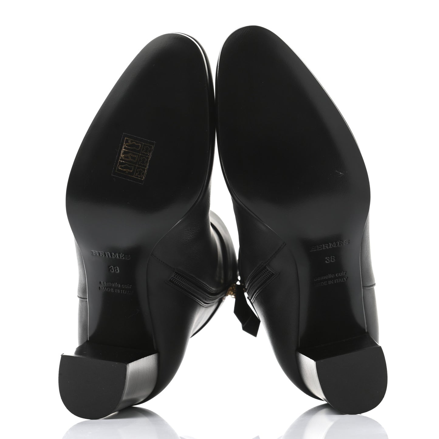 Calfskin Saint Germain Ankle Boots 38 Black