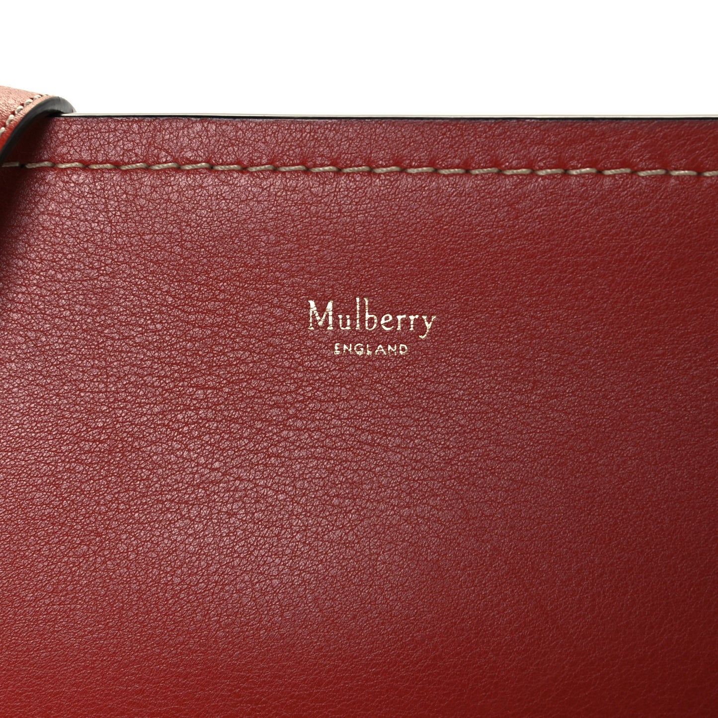 Silky Calfskin Amberley Satchel Rust