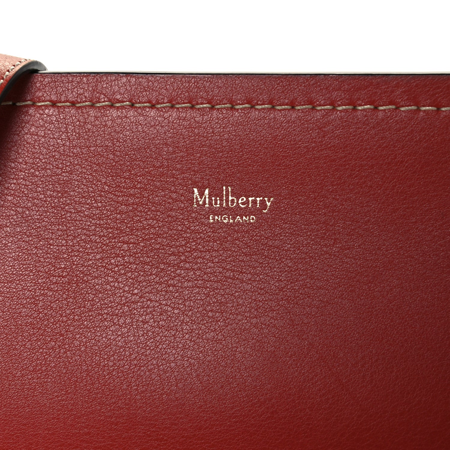 Mulberry Silky Calfskin Amberley Satchel Rust 8 of 11