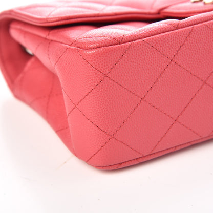 Chanel Caviar Quilted Mini Rectangular Flap Pink 8 of 10