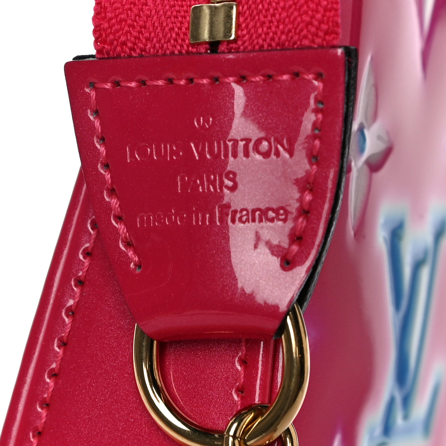 Vernis Valentine Mini Pochette Accessories Fuchsia Neon