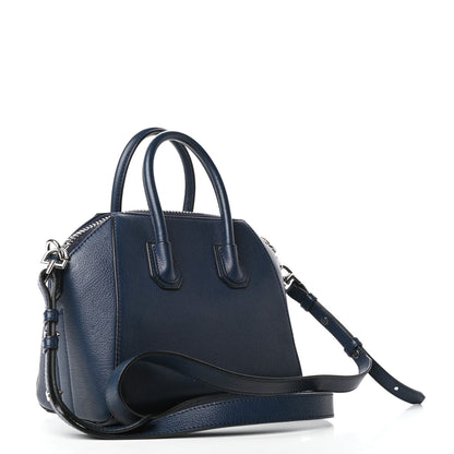 Givenchy Sugar Goatskin Mini Antigona Night Blue 3 of 9