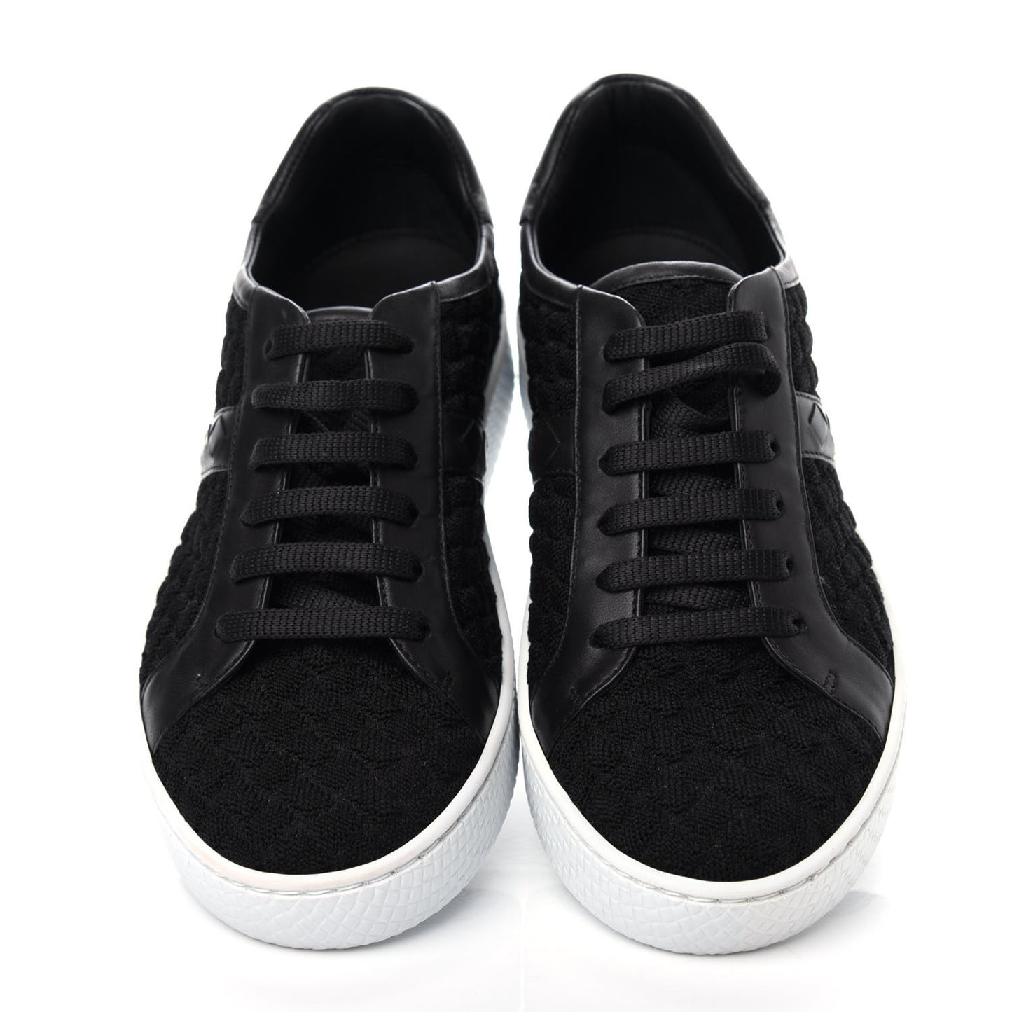 Knitted Interccio Nappa Helium Sneakers 36.5 Black