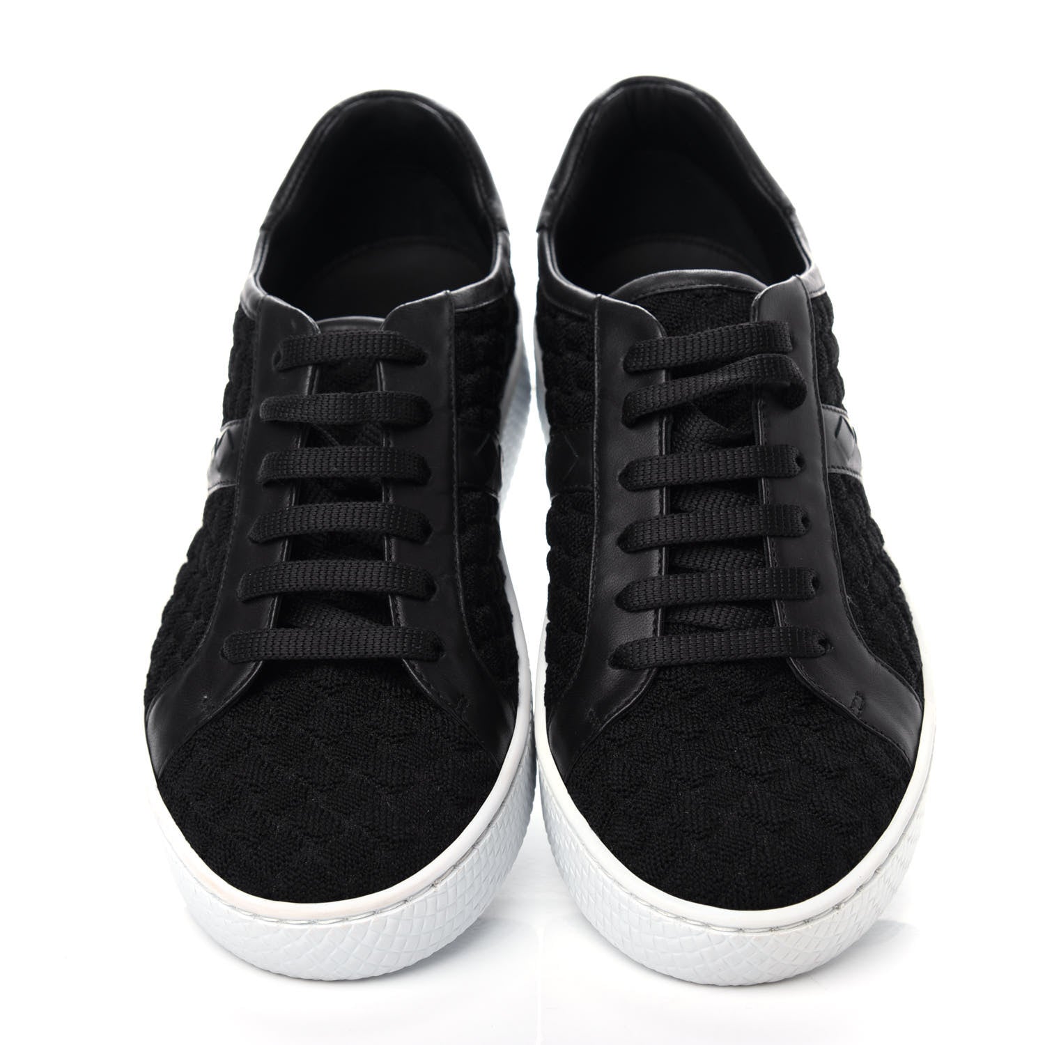 Bottega Veneta Knitted Interccio Nappa Helium Sneakers 36.5 Black 5 of 11