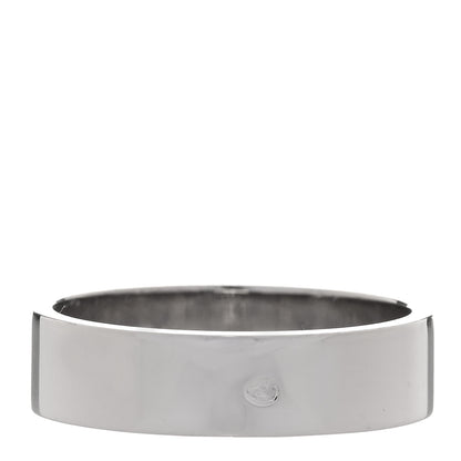 Hermes 18K White Gold Diamond PM Kelly Ring 52 6 3 of 4