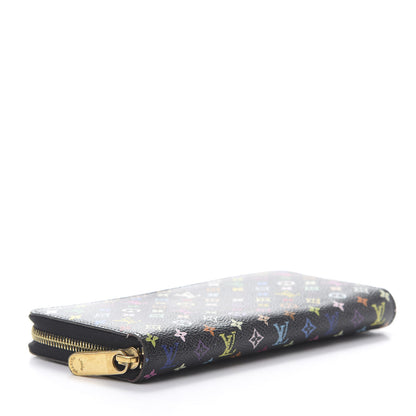 Louis Vuitton Monogram Multicolor Zippy Wallet Black Grenade 4 of 10