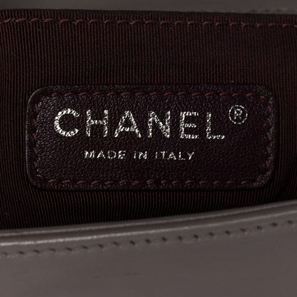 Chanel Velvet Quilted Small Boy Flap Grey 5 of 18
