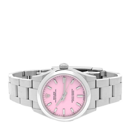 Rolex Stainless Steel 31mm Oyster Perpetual Watch Candy Pink 277200 2 of 5