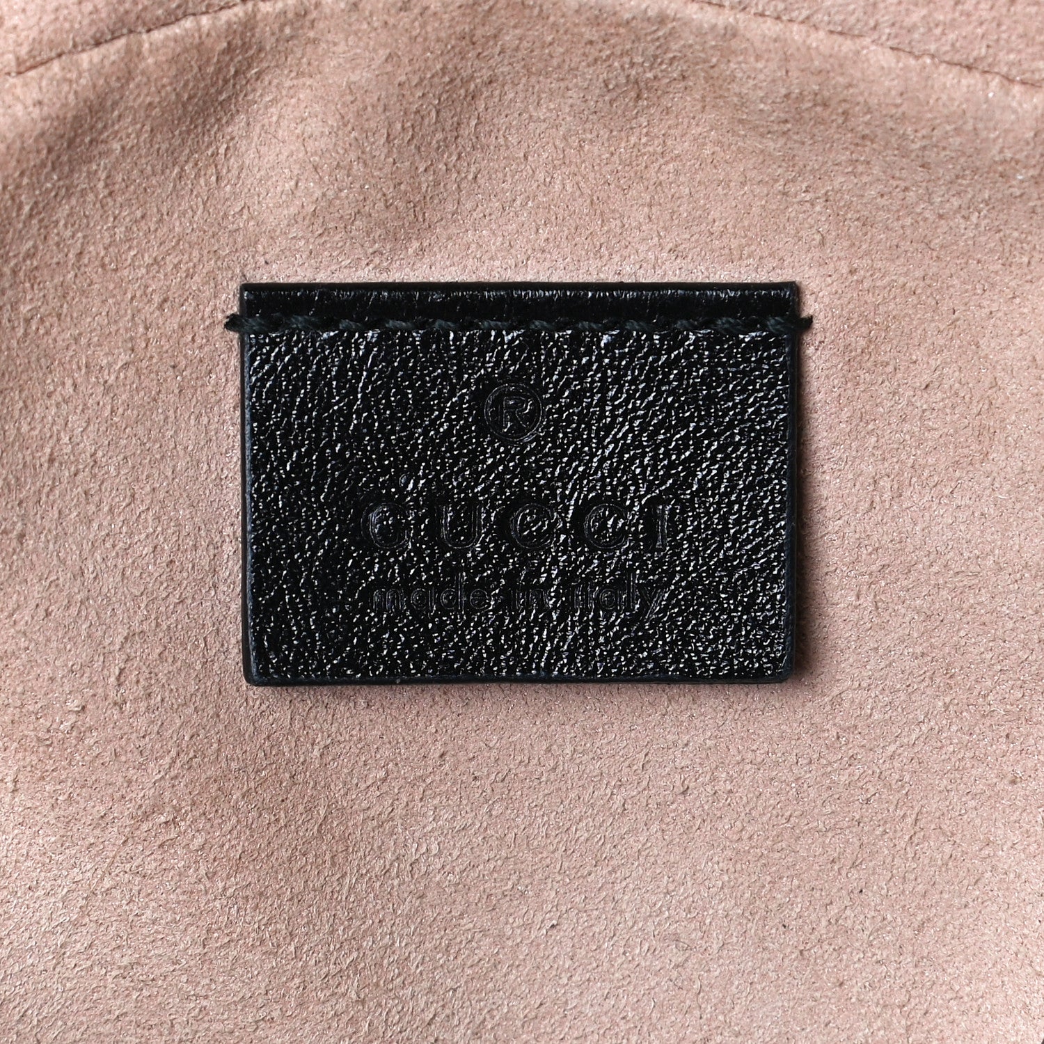 Gucci Azalea Calfskin Matelasse Heart Mini GG Marmont Round Shoulder Bag Black 6 of 10