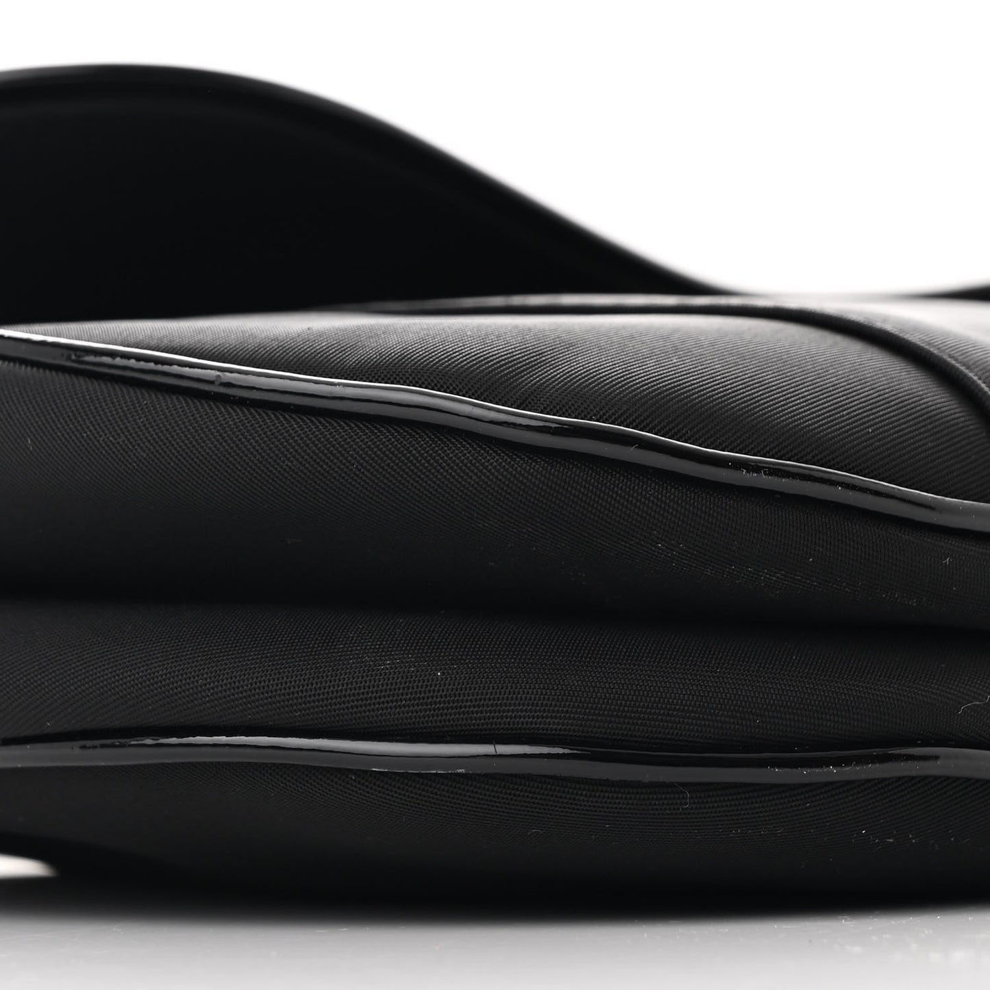 Nylon Saddle Bag Black
