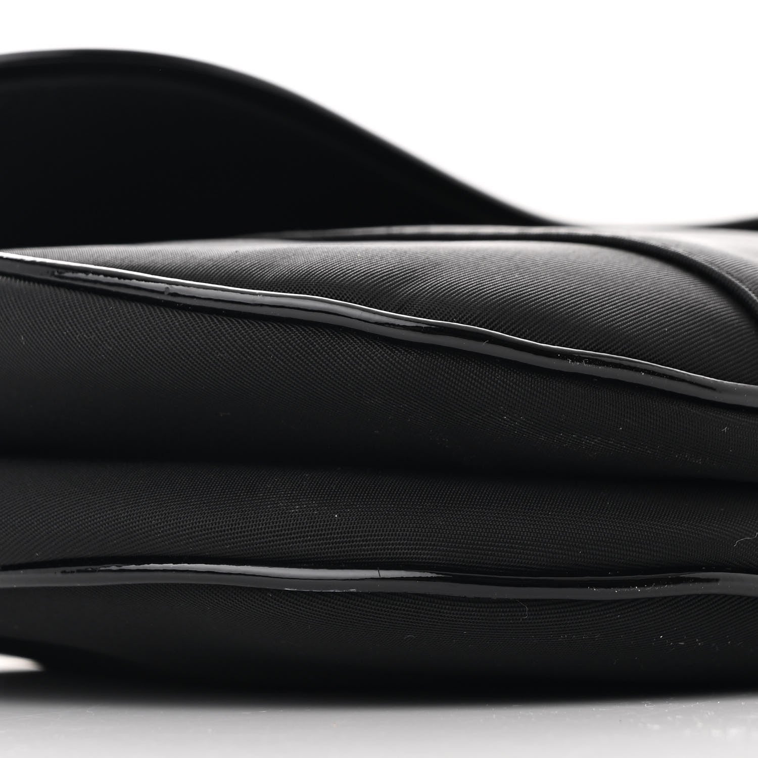 Christian Dior Nylon Saddle Bag Black 9 of 10