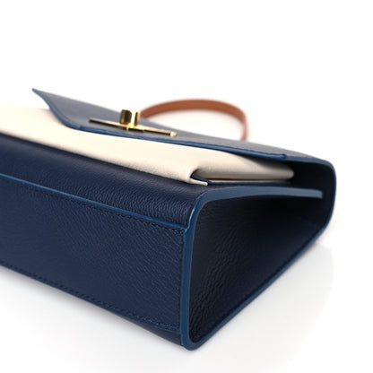 Louis Vuitton Soft Calfskin Mylockme Chain Bag BB Navy 8 of 9