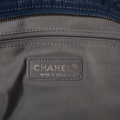 Chanel Nylon Quilted Tweed on Stitch Tote Blue 6 of 10