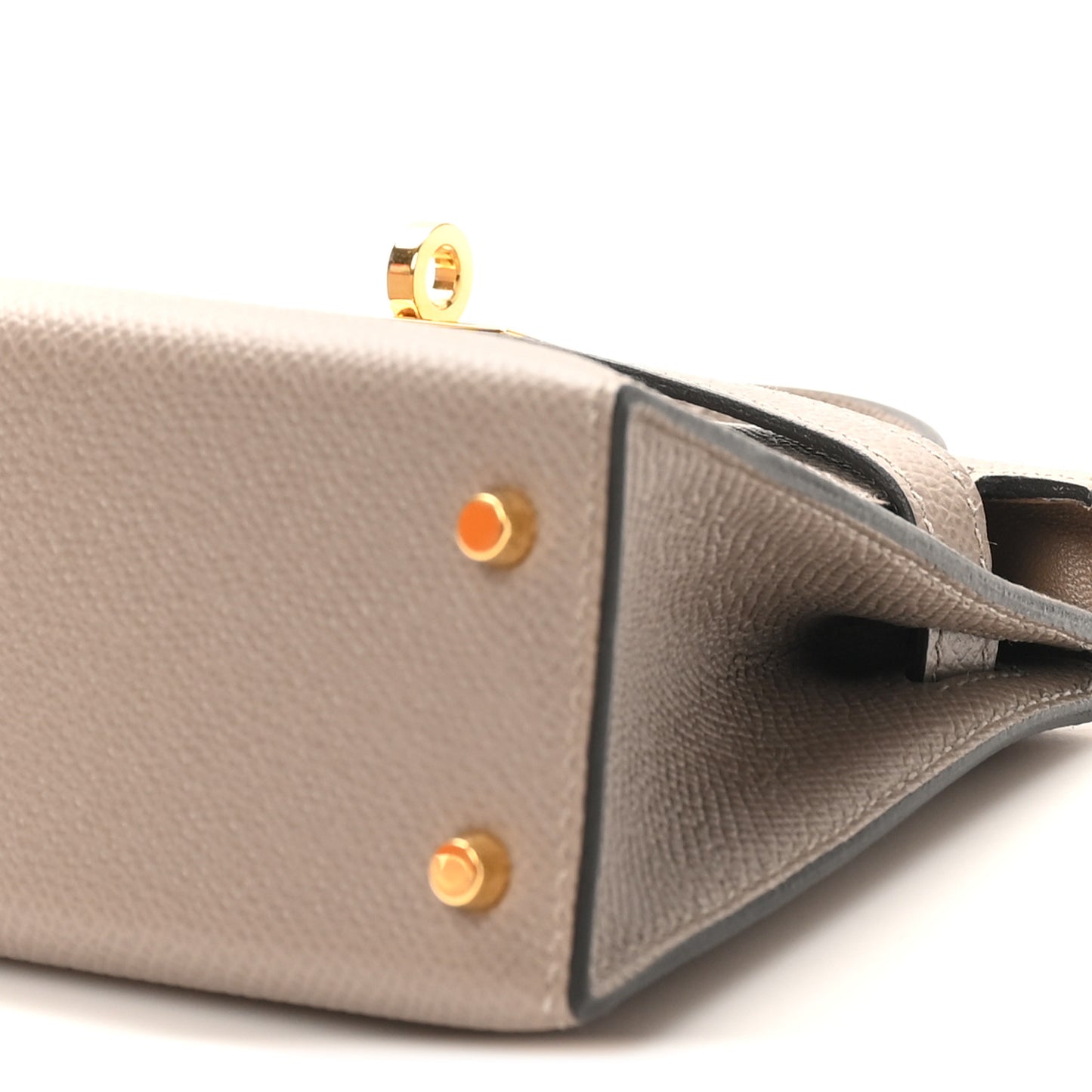Epsom Mini Kelly Sellier 20 Gris Asphalte