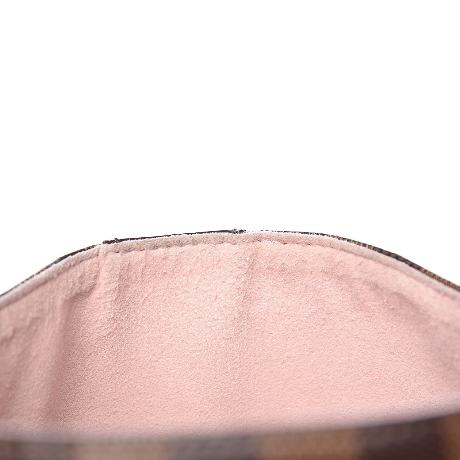Louis Vuitton Damier Ebene Caissa Hobo Rose Ballerine 10 of 18