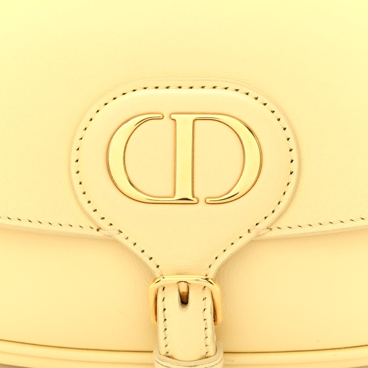 Christian Dior Box Calfskin East West Bobby Bag Pale Yellow 7 of 14