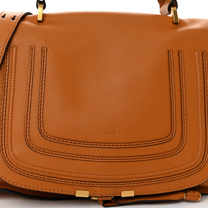 Chloe Calfskin Medium Marcie Satchel Tan 7 of 10