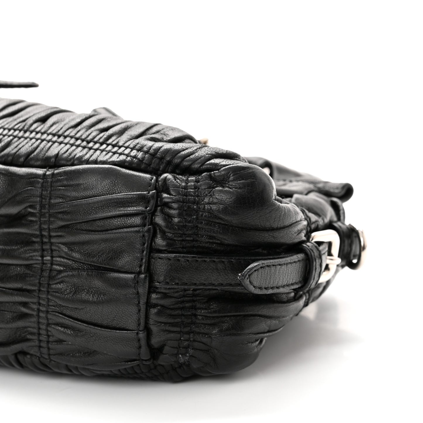 Nappa Gaufre Tote Black