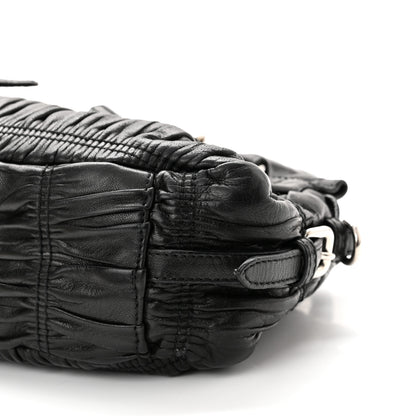 Prada Nappa Gaufre Tote Black 7 of 11