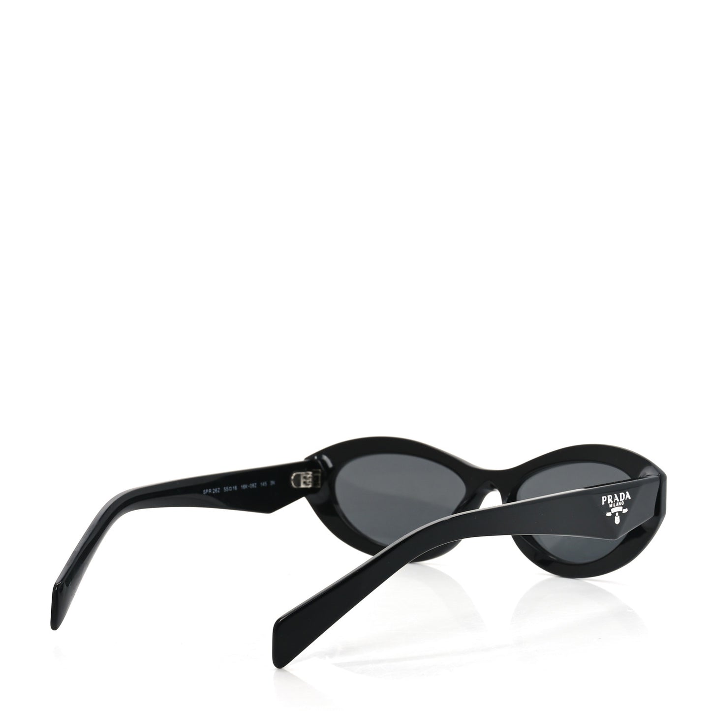 Acetate Oval Sunglasses SPR 26Z Black