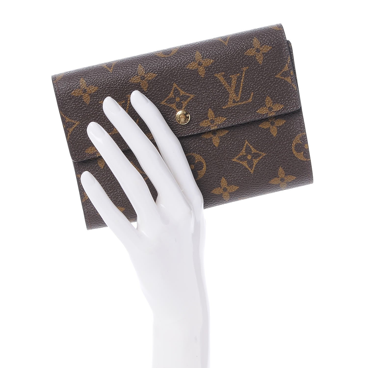 Louis Vuitton Monogram Porte Tresor Etui Papiers Wallet 2 of 9