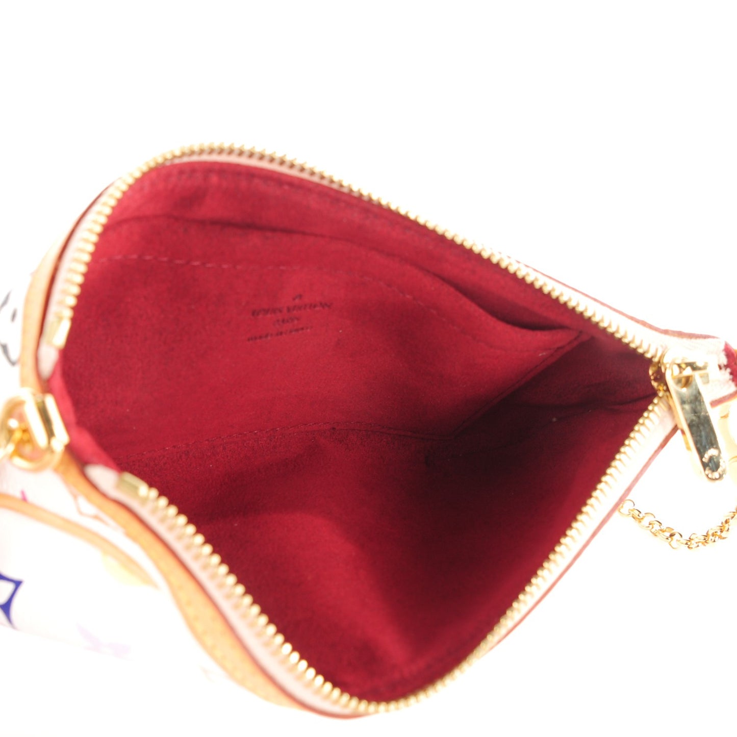 Monogram Multicolor Pochette Milla MM White