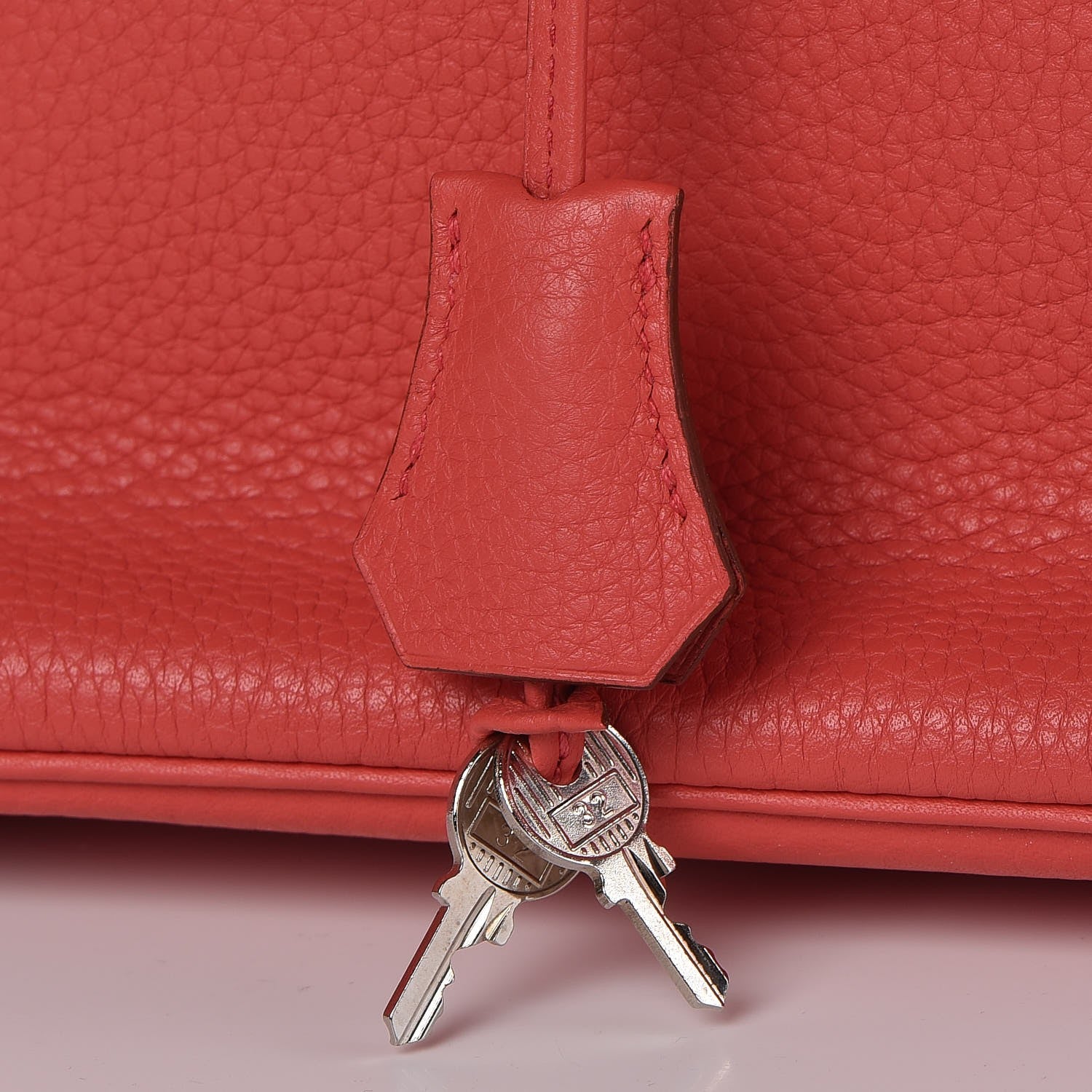 Hermes Taurillon Clemence Birkin 35 Bougainvillea 28 of 33