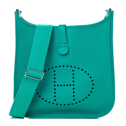 Hermes Epsom Evelyne III PM Bleu Paon 1 of 11