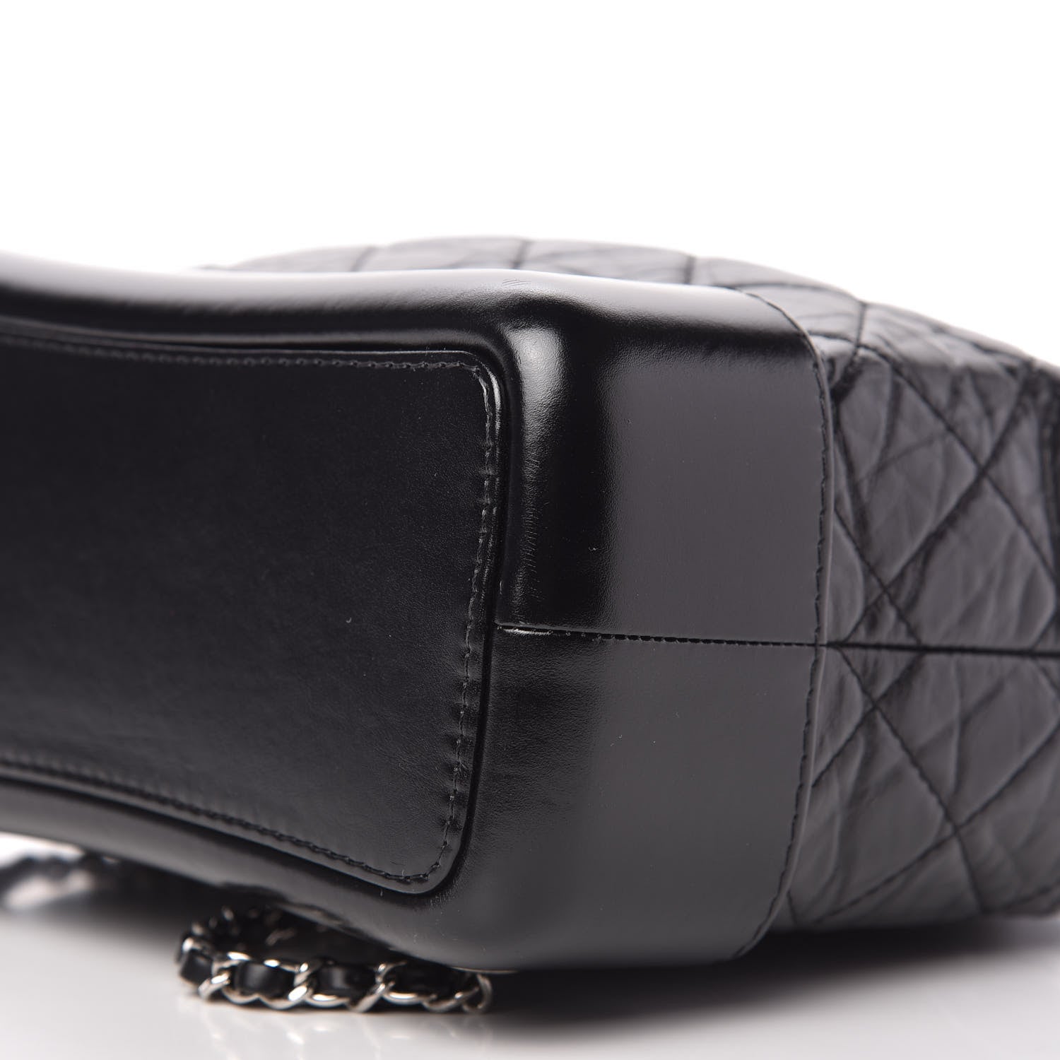 Chanel Aged Calfskin Quilted Small Gabrielle Backpack Black 7 of 10