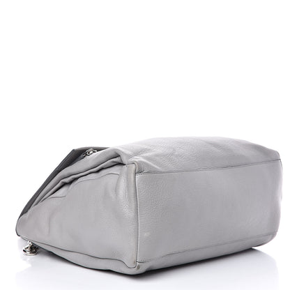Givenchy Grained Calfskin Medium Pandora Pure Flap Bag Pearl Grey 4 of 14