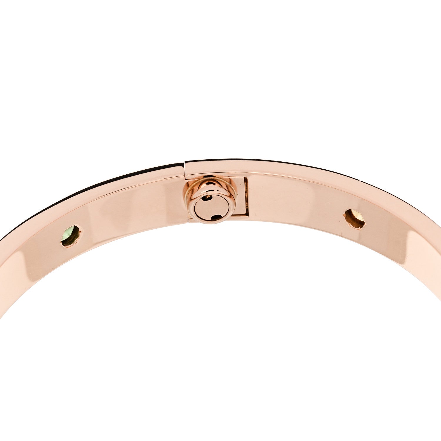 Cartier 18K Pink Gold Sapphire Garnet Amethyst LOVE Bracelet 17 8 of 9