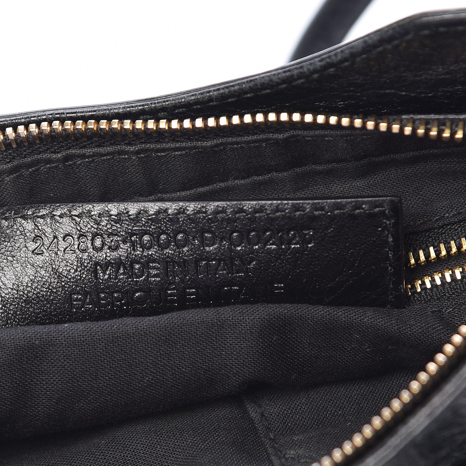 Balenciaga Agneau Classic Gold Hardware Hip Black 7 of 11