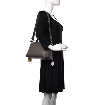 Fendi Vitello Dolce 4 Color Medium By The Way Boston Bag Carbone Grigio Polvere Multicolor 2 of 9
