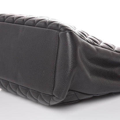 Chanel Caviar Quilted Grand Shopping Tote GST Black 9 of 10