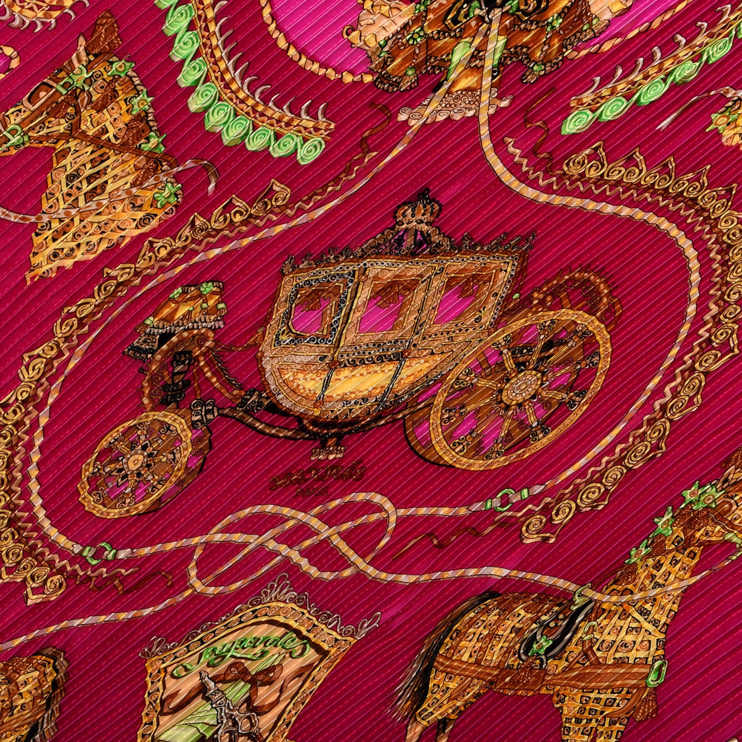 Silk Paperoles Plisse Scarf