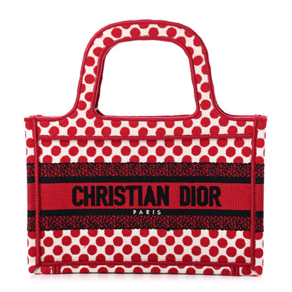 Christian Dior Canvas DiorAmour Dots Mini Book Tote Red 1 of 4
