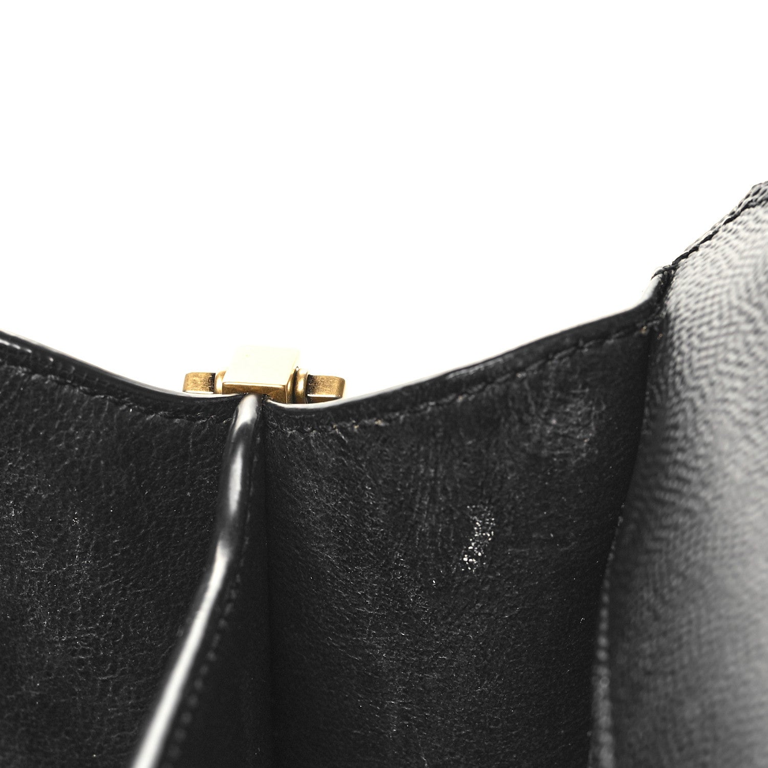 Saint Laurent Grain de Poudre Mini Classic Monogram Cassandra Top Handle Black 10 of 10