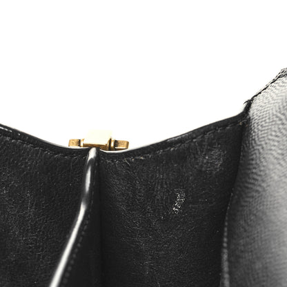 Saint Laurent Grain de Poudre Mini Classic Monogram Cassandra Top Handle Black 10 of 10
