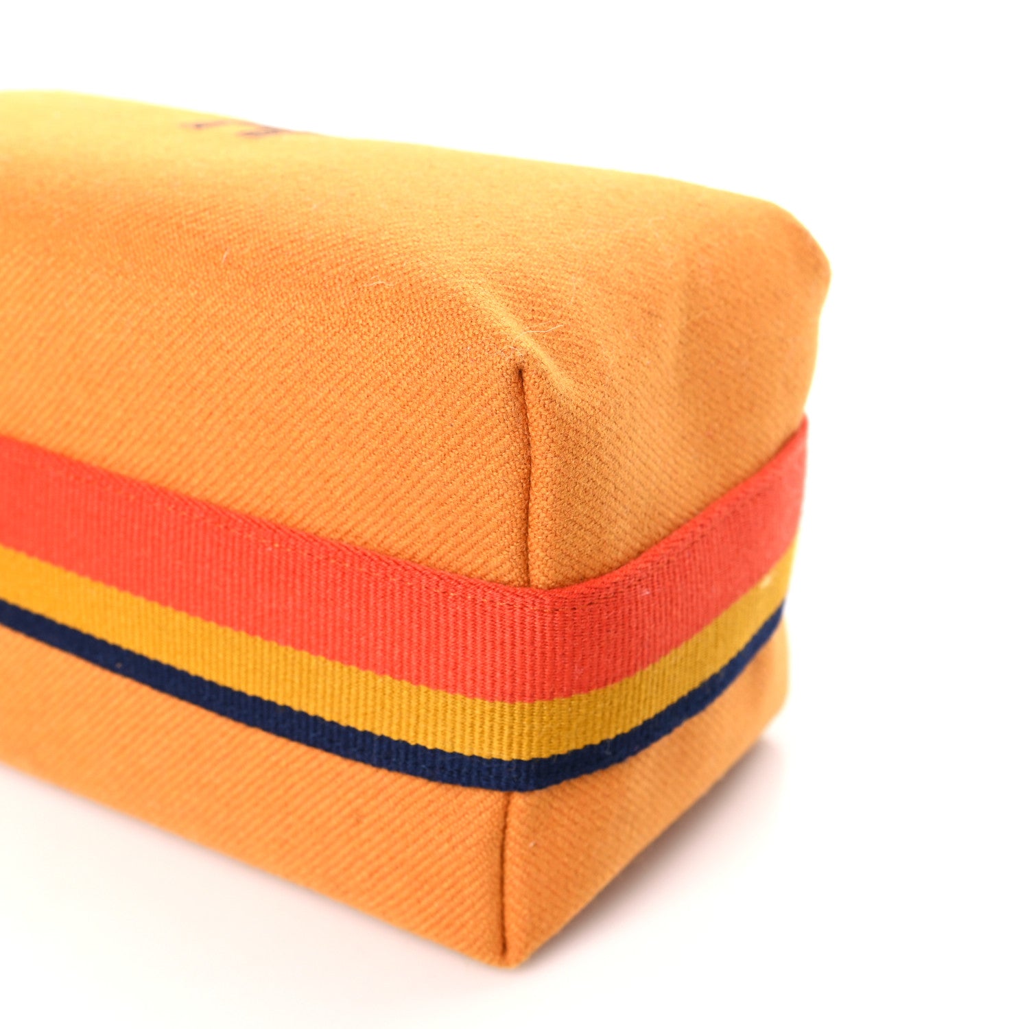 Hermes Canvas Small Bride-A-Brac Pouch Ochre 8 of 8