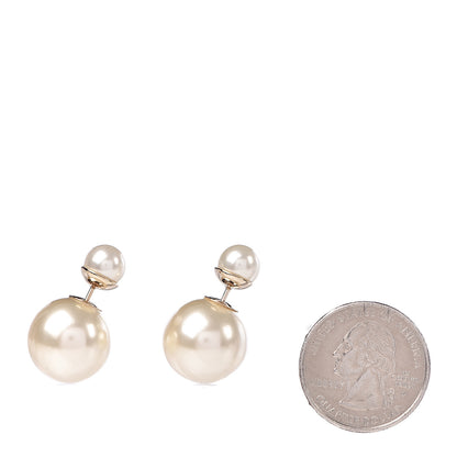Christian Dior Pearl Mise En Dior Tribal Earrings 2 of 4