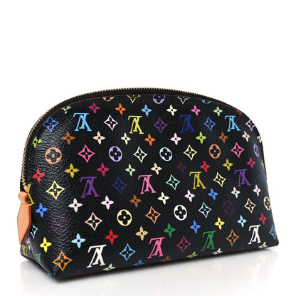 Louis Vuitton Monogram Multicolor Cosmetic Pouch Black Grenade 3 of 8